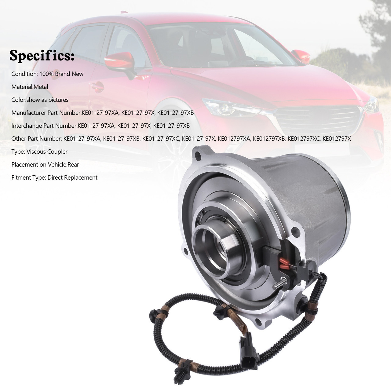 Viscous Coupler KE01-27-97X KE012797X For Mazda CX-3 CX-5 CX-9 2.0