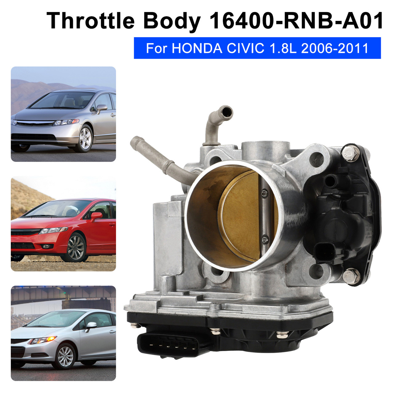 Throttle Body With Sensor 16400-RNB-A01 For Honda Civic 1.8L 2006-2011