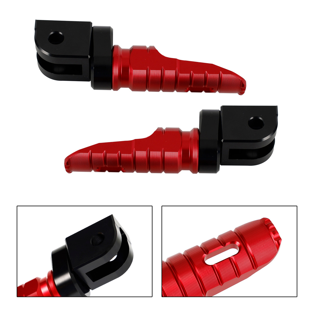 Front Footrests Foot Peg fit for VOGE 250RR 350AC 525AC 2022 300AC 500AC 21-22 Red