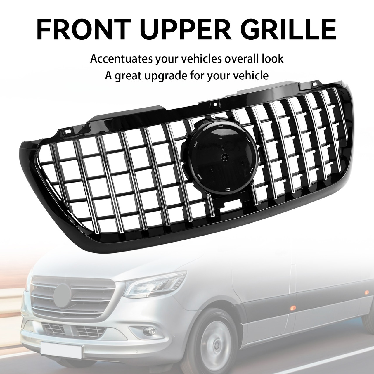 Rear Bumper Running Board For Mercedes Sprinter W907 – Black Plastic, PDC Compatible, 2-Year Warranty
