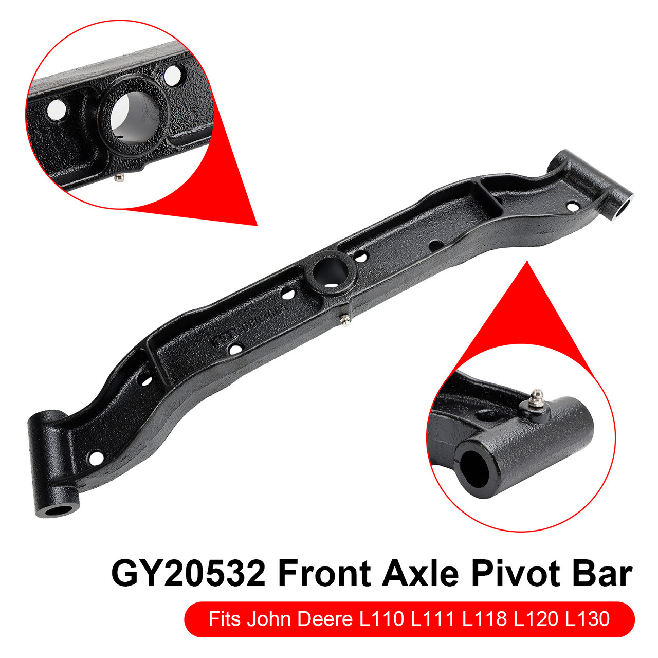 Front Axle Pivot Bar GY20532 GY20532BLE for John Deere L110 L111 L118 L120 L130