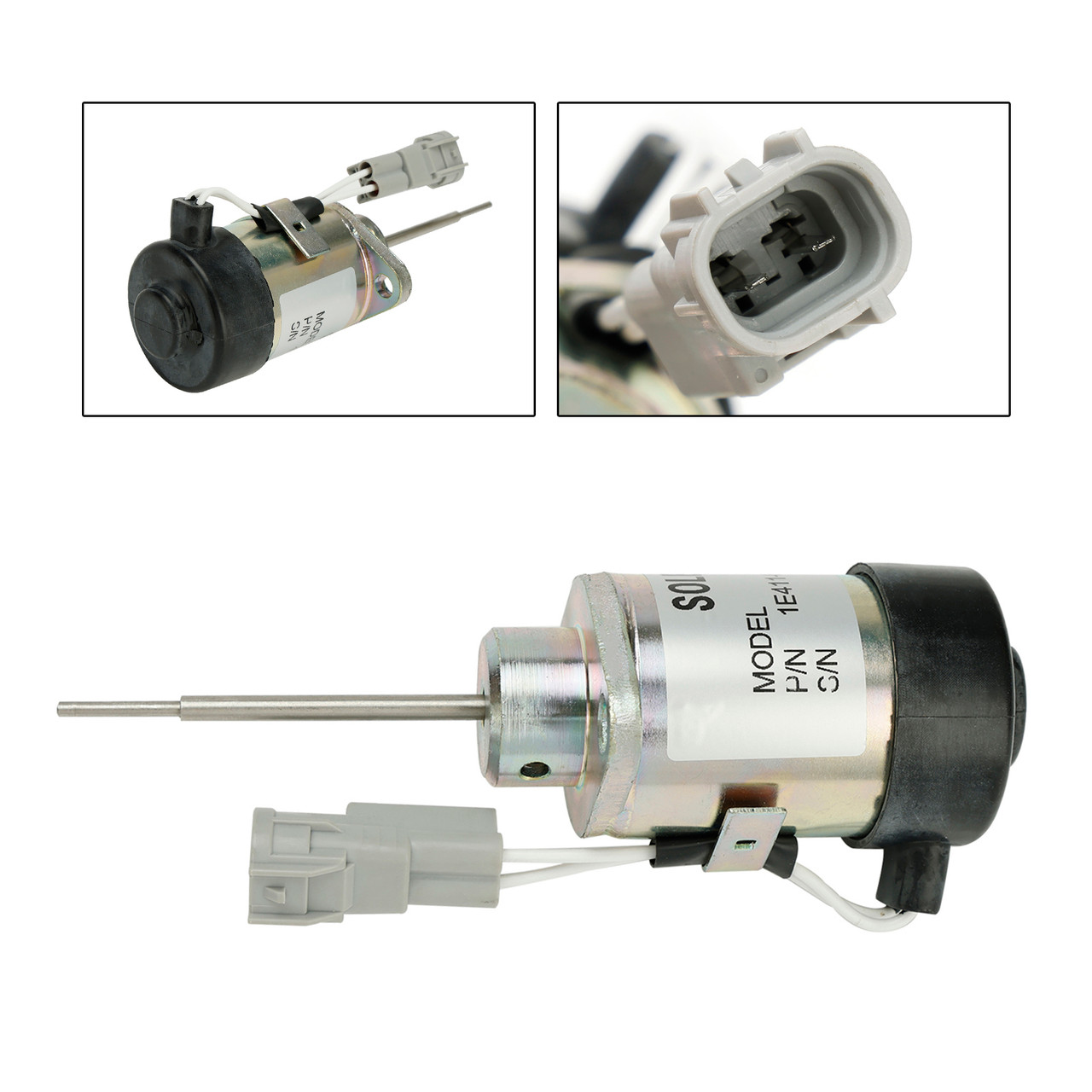 PS41CZ318 1E411-60012 Fuel Stop Solenoid 12V For Kubota 325 Engine