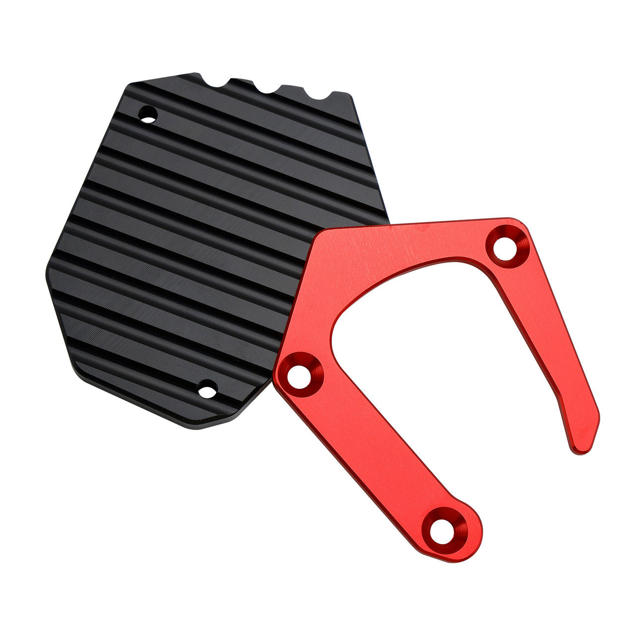 Kickstand Enlarge Plate Pad fit for BMW K1600 2016-2022 Red