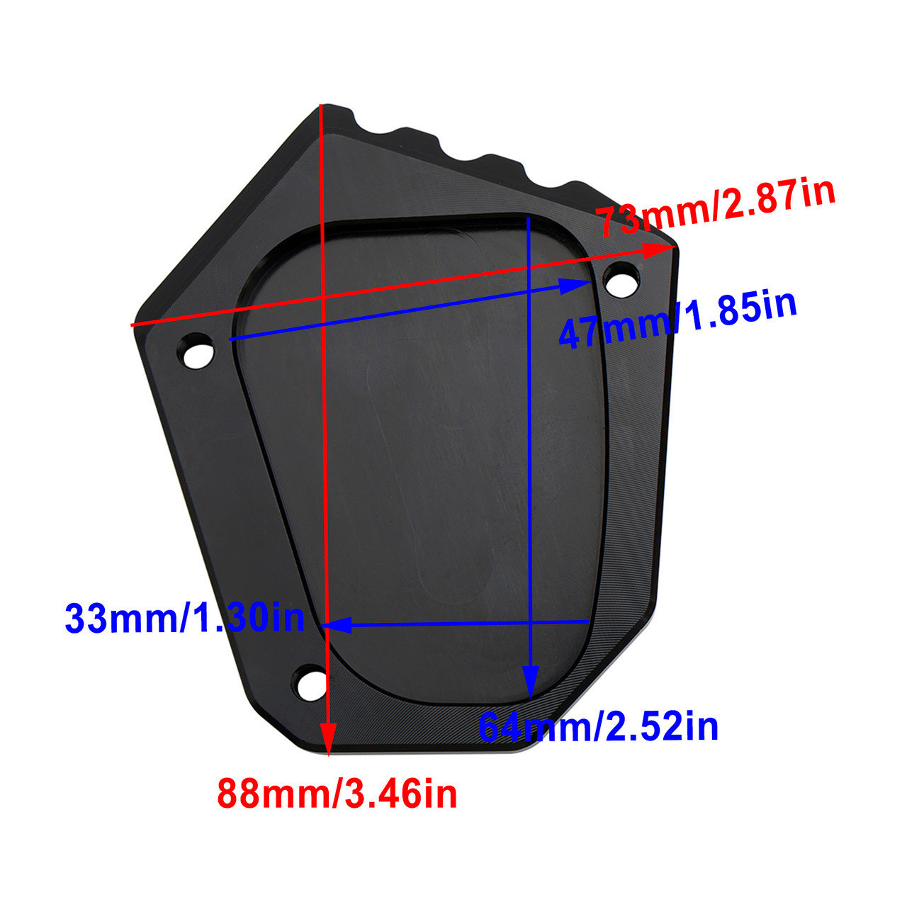 Kickstand Enlarge Plate Pad fit for BMW K1600 2016-2022 TI
