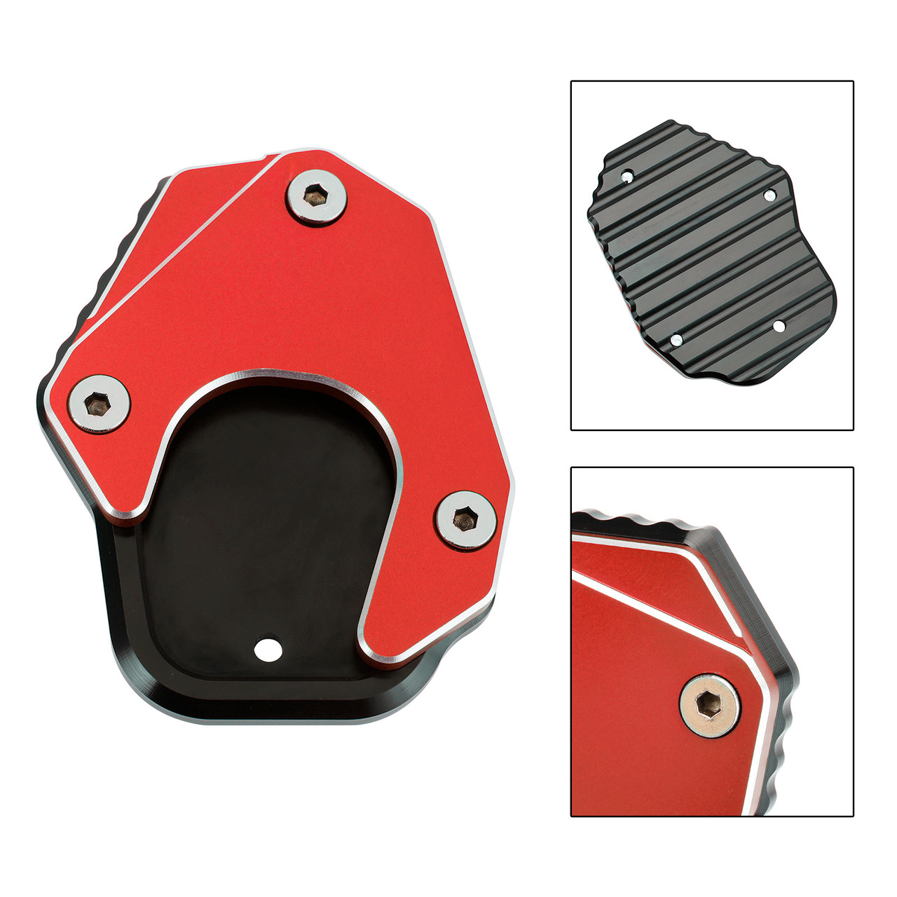 Kickstand Enlarge Plate Pad fit for Honda CRF250L 2017-2020 RED