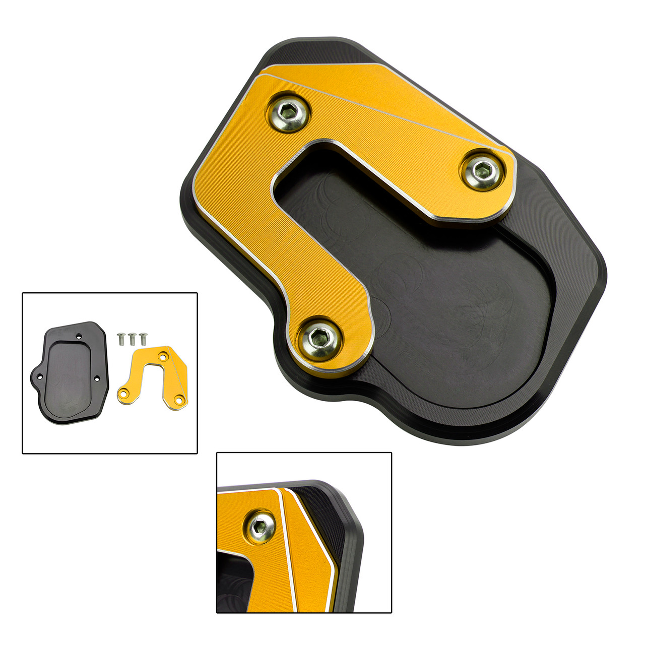 Motorcycle Kickstand Enlarge Plate Pad fit for BMW F900R F900 R 2020 GOLD