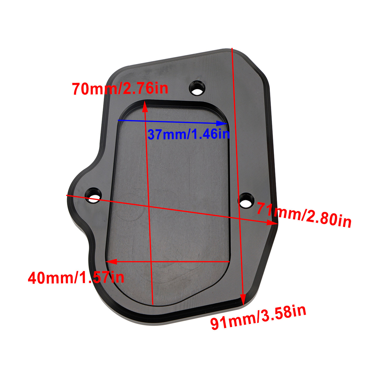 Motorcycle Kickstand Enlarge Plate Pad fit for BMW F900R F900 R 2020 TI