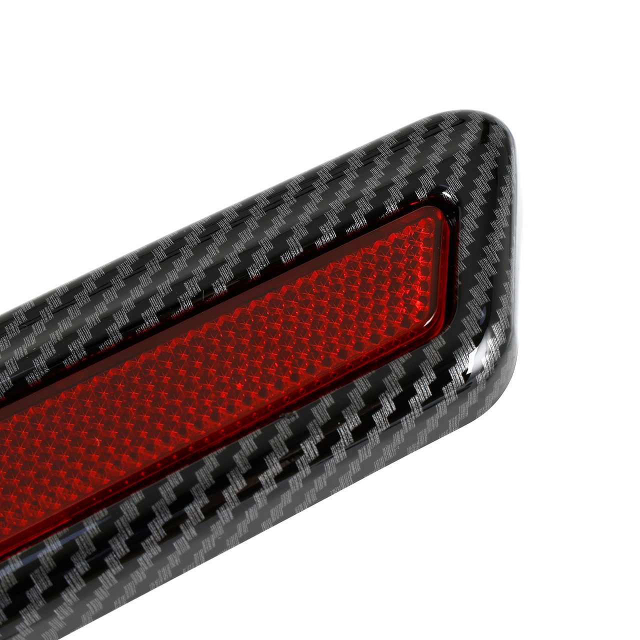 Saddlebag Latch Reflective Cover Carbon_Red For Touring Road Glide King 14-23