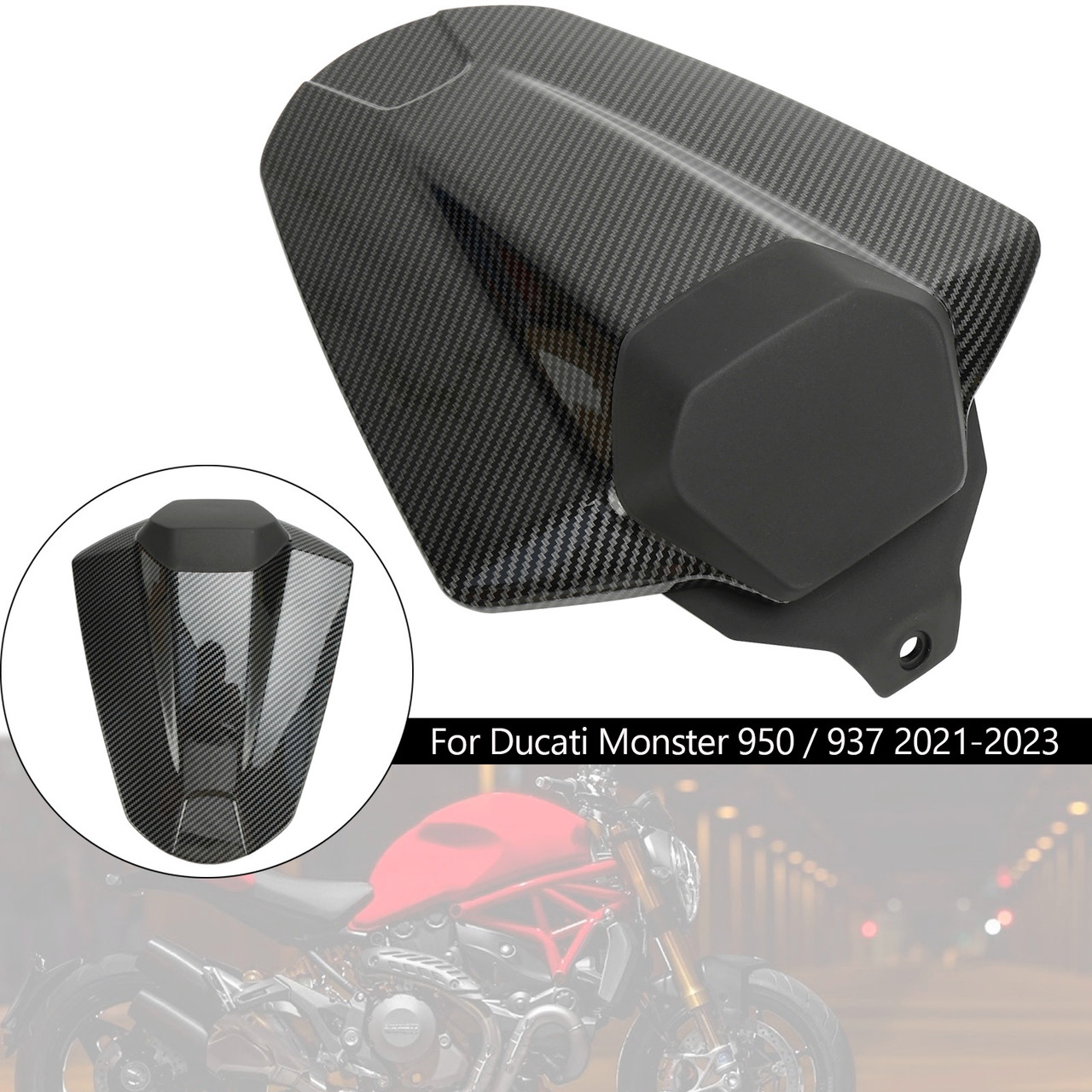 Tail Rear Seat Cover Fairing Cowl For Ducati Monster 950 937 2021-2023 CBN