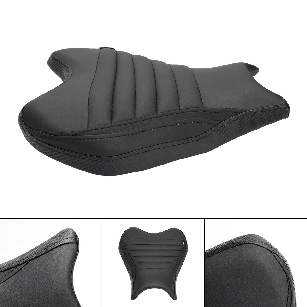 Front Raider Seat Driver Cushion Pu Black Fit For Yamaha Yzf-R7 Yzf R7 2021-2022