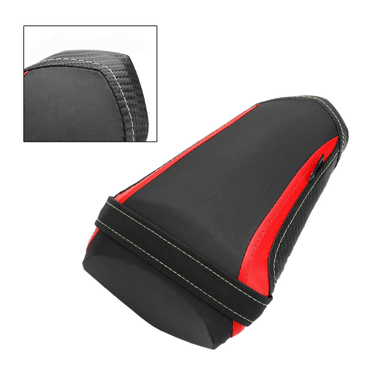 Rear Seat Passenger Cushion Flat Pu Red Fit For Yamaha Yzf-R7 21-22 R1 15-22