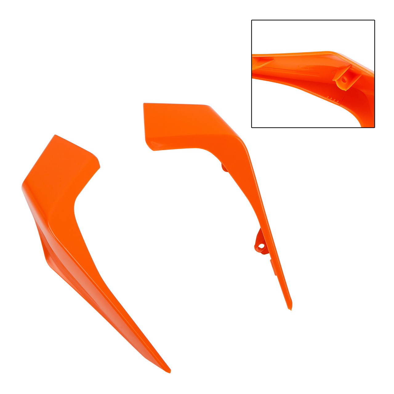 Front Headlight Trim Fairing Guard Side Cover Orange For 390 2017-2023 2022 2021