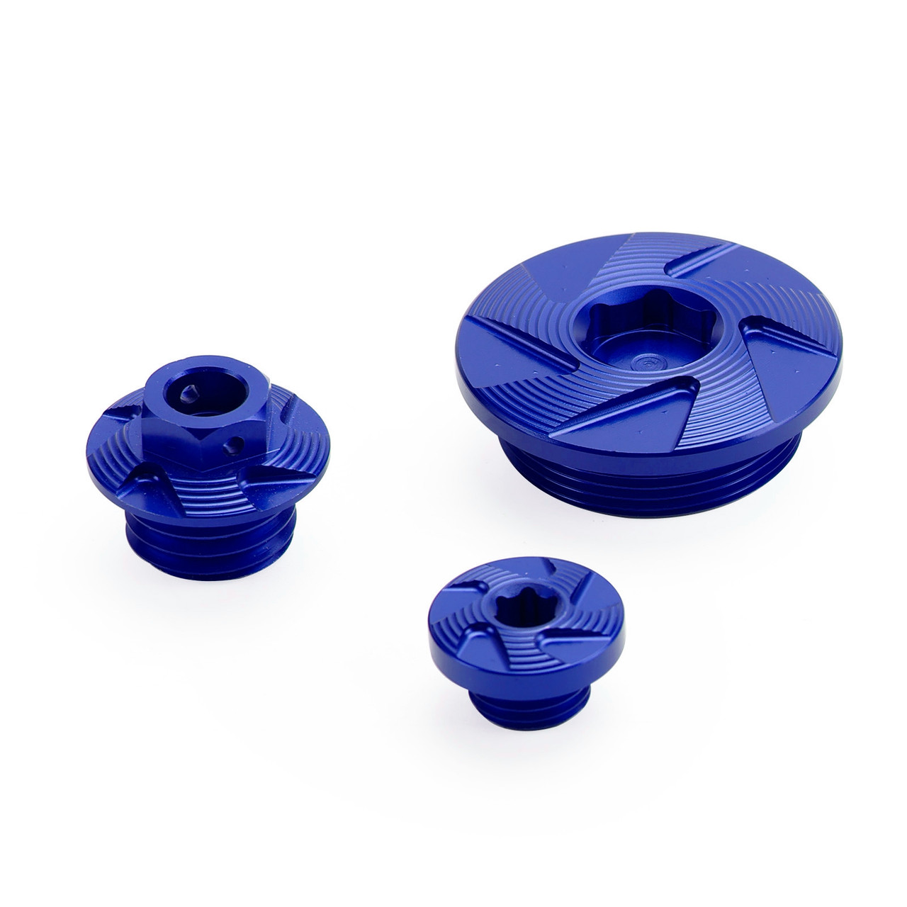 Blue Billet Engine Plug Kit For Yamaha YZ250F YZ250FX YZ450F YZ450FX 2014-2022