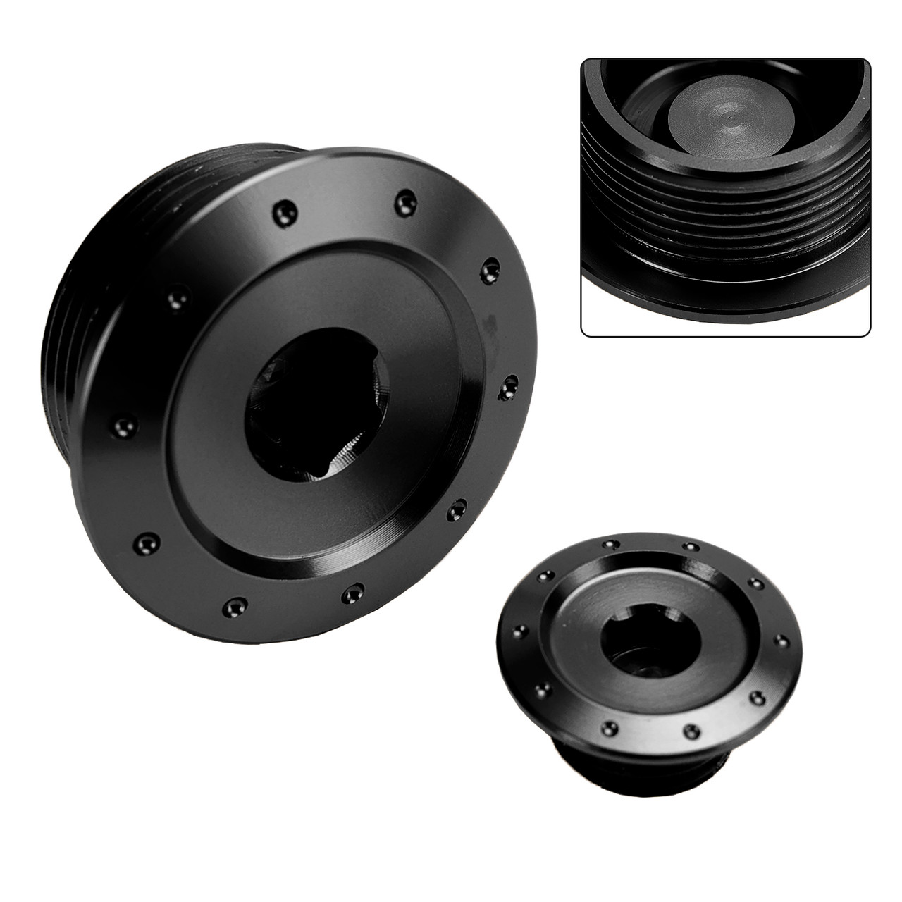Black Engine Plug Kit For Honda CT125 Hunter Cub 125 Trail 125