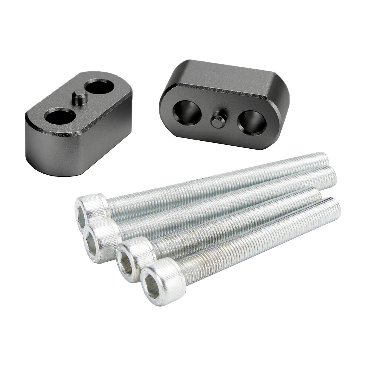 Black Handlebar risers 20 mm for Tiger 800 & XC,XCa,XCx,XR,XRt,XRx 2010-2020