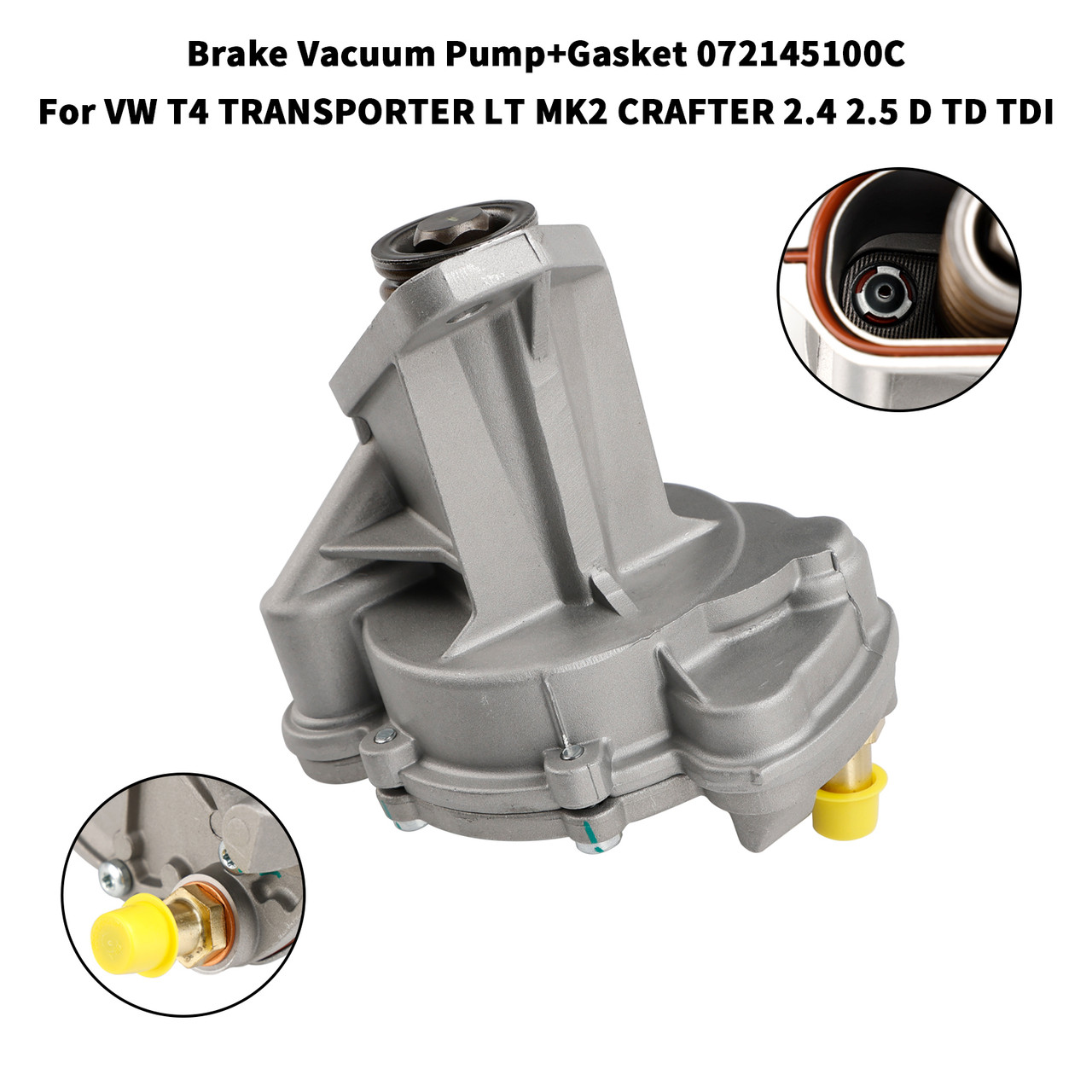 072145100C 2006-2013 VW Crafter Brake Vacuum Pump+Gasket 072145100C