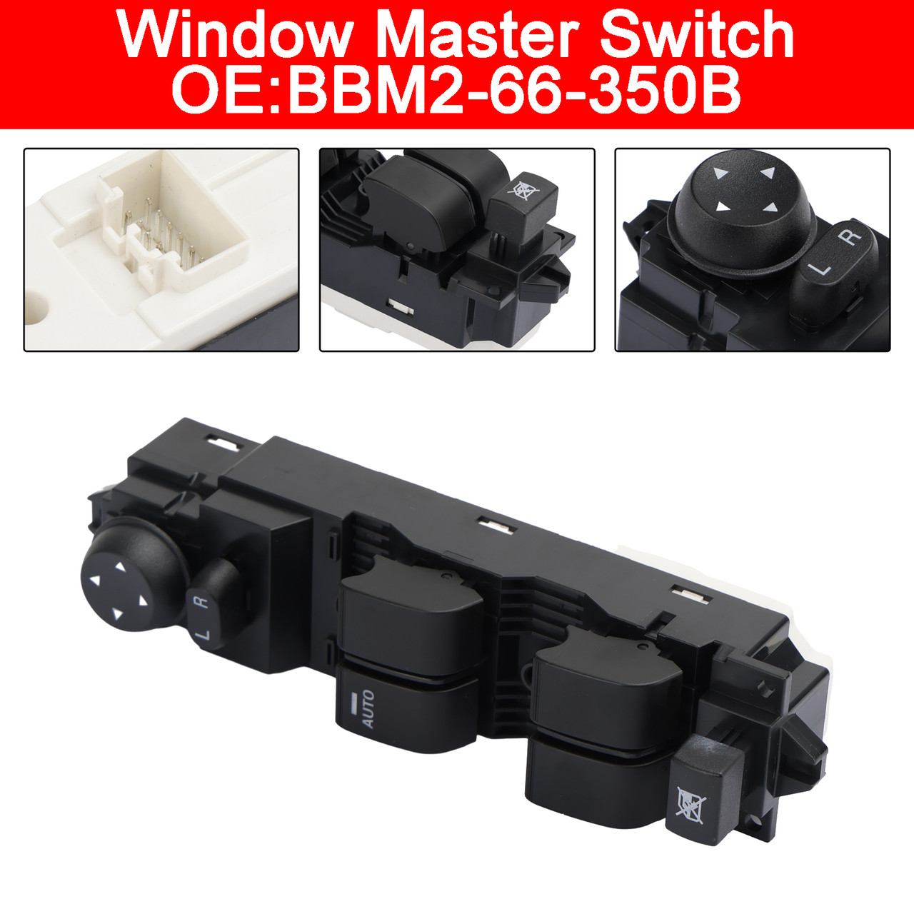 BBM266350 2010-2013 MAZDA 3 Electric Power Window Master Switch BBM2-66-350B