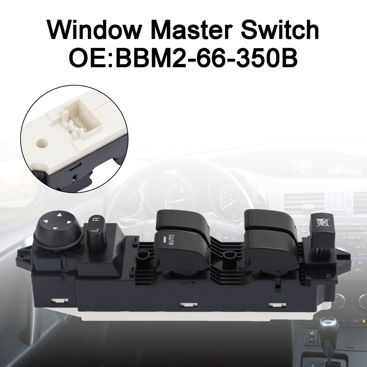 BBM266350 2010-2013 MAZDA 3 Electric Power Window Master Switch BBM2-66-350B