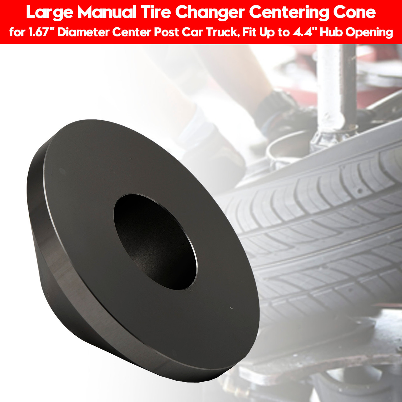 1.67" Harbor Freight Large Manual Tire Changer Centering Cone