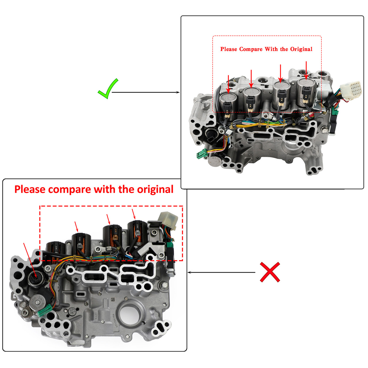 2012-2015 Nissan Versa JF015E RE0F11A CVT Valve Body