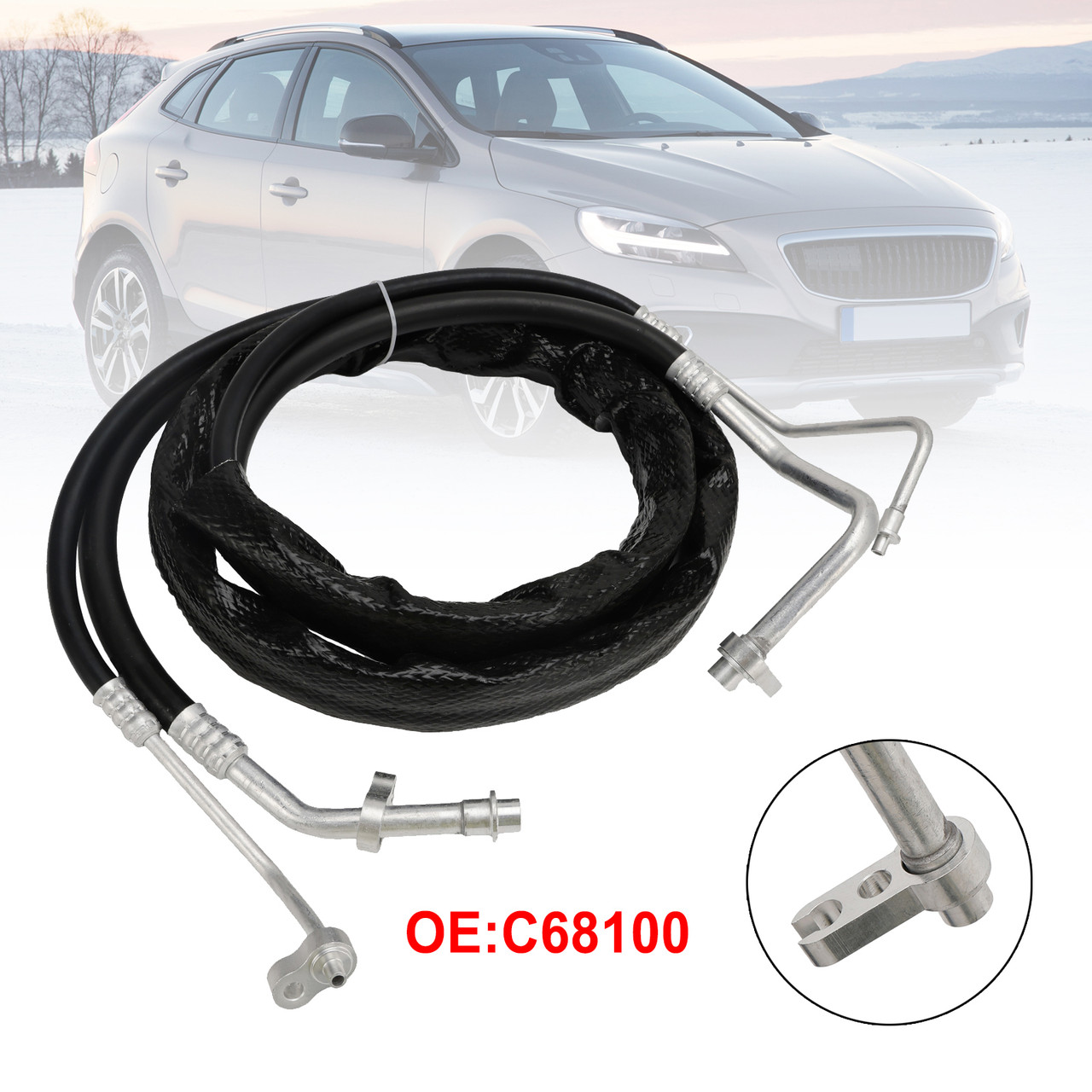 C68100 2012-2019 Dodge Caravan Grand Caravan Rear/Aux AC Lines
