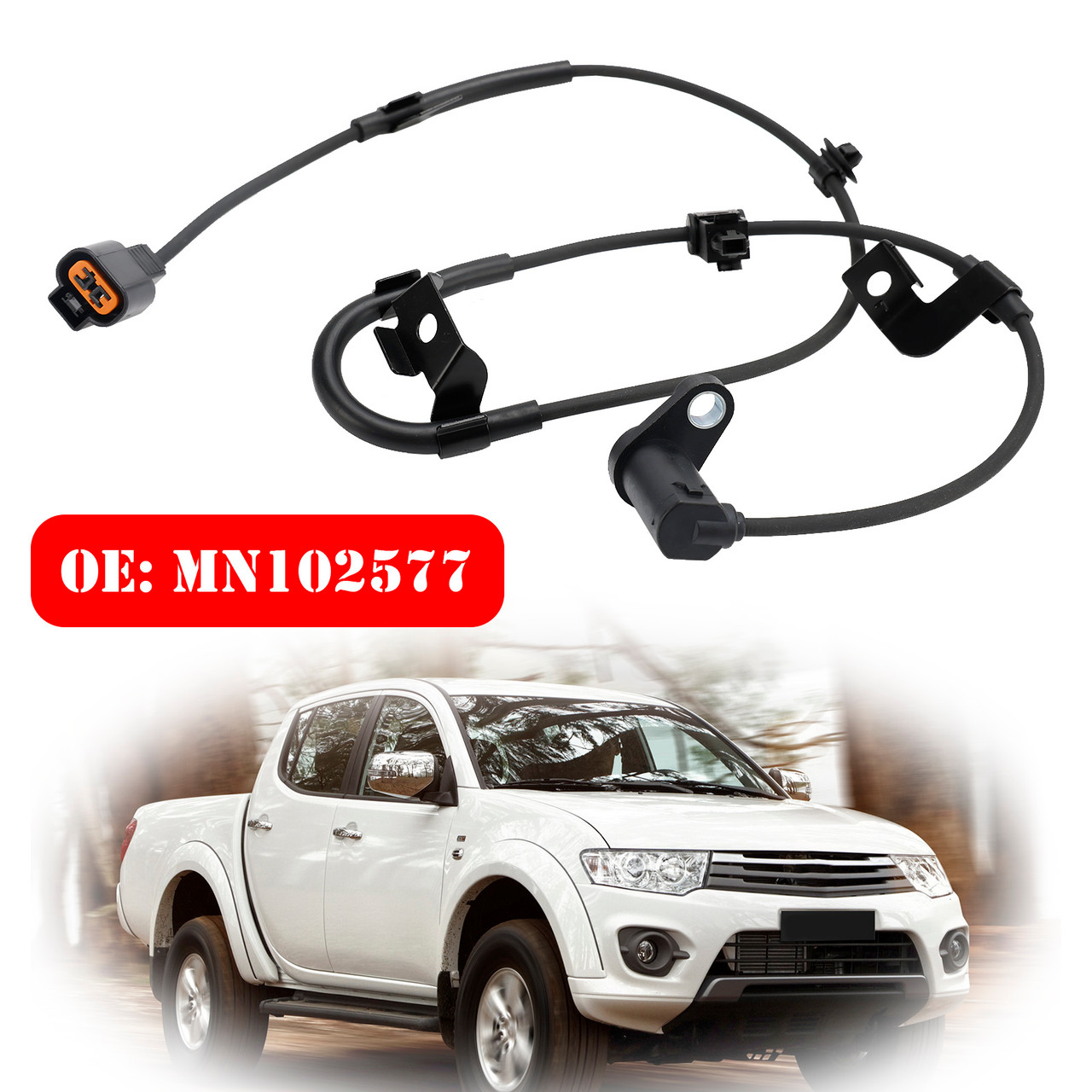 MN102577 2005-2015 Mitsubishi L200/Triton 2008- MITSUBISHI NATIVA II 2.5 3.0 3.2 3.5 ABS Wheel Speed Sensor Rear Left