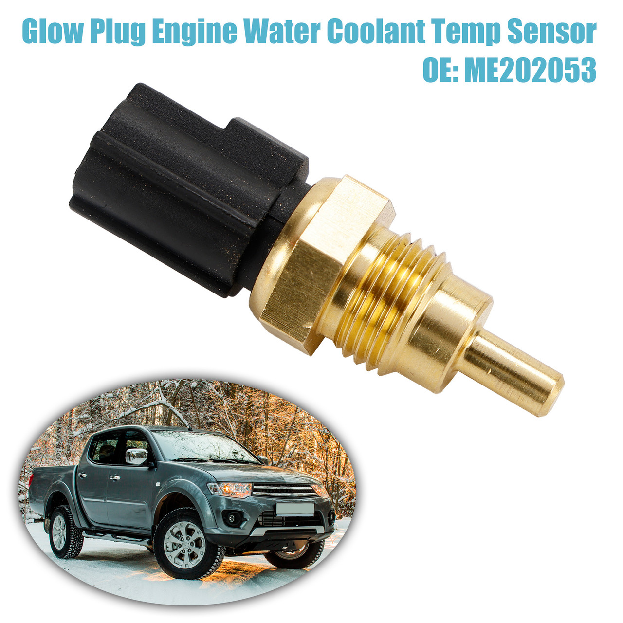 ME202053 1996-2007 Mitsubishi L200 K74 2.5D 2.5TD Glow Plug Engine Water Coolant Temp Sensor