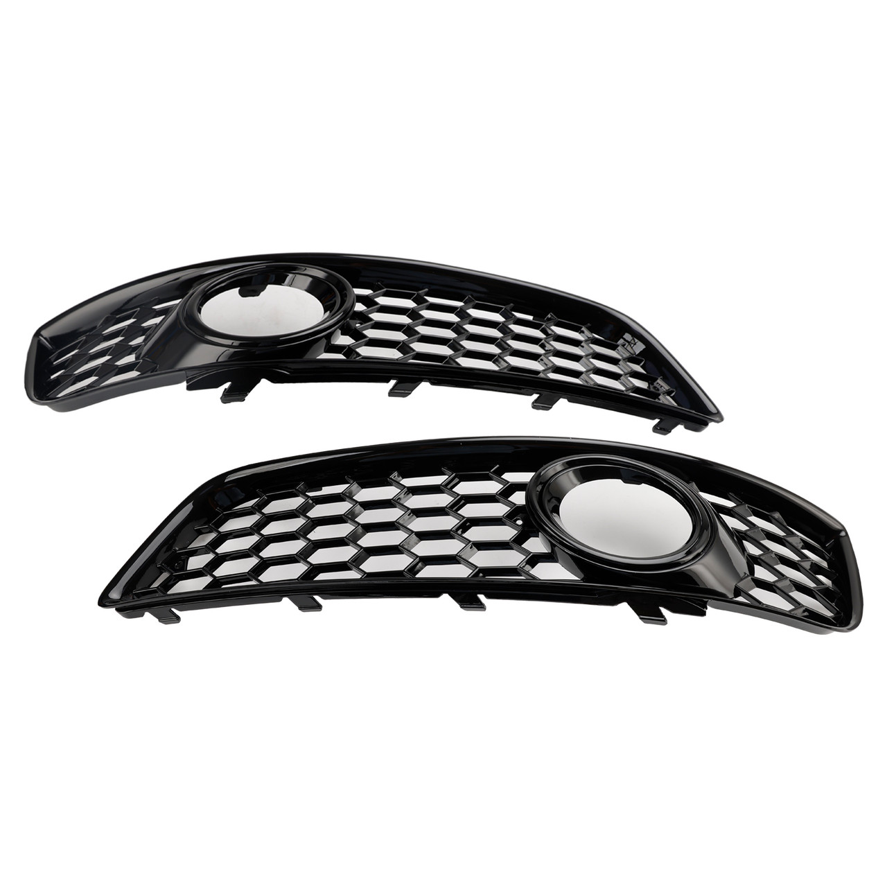 Honeycomb Bumper Front Fog Light Grill Grille Cover Fit Audi A3 8P 2009-2013