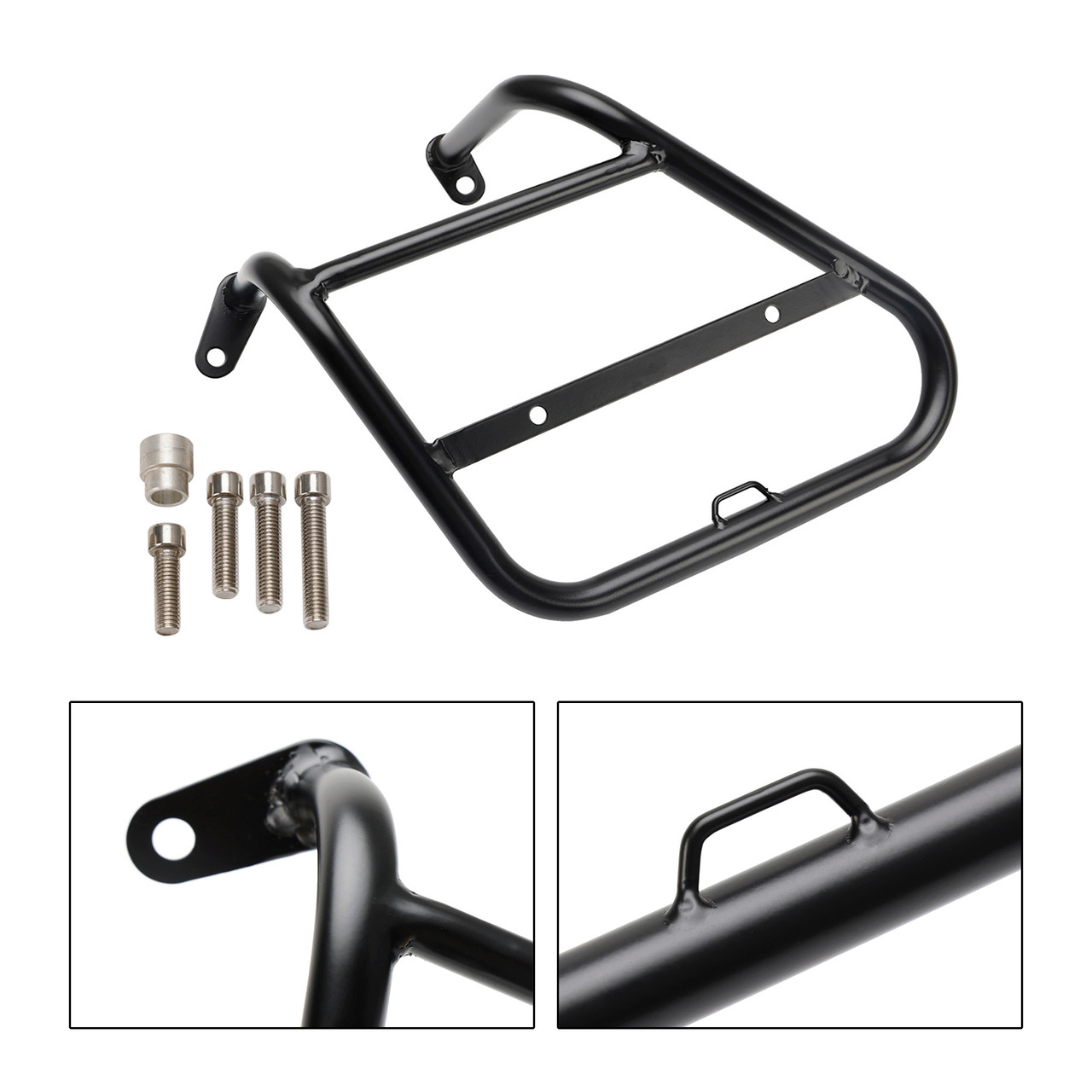 Luggage Rack Side Saddle Bag Mount Bracket Left For Kawasaki Klx230 230R 21-23