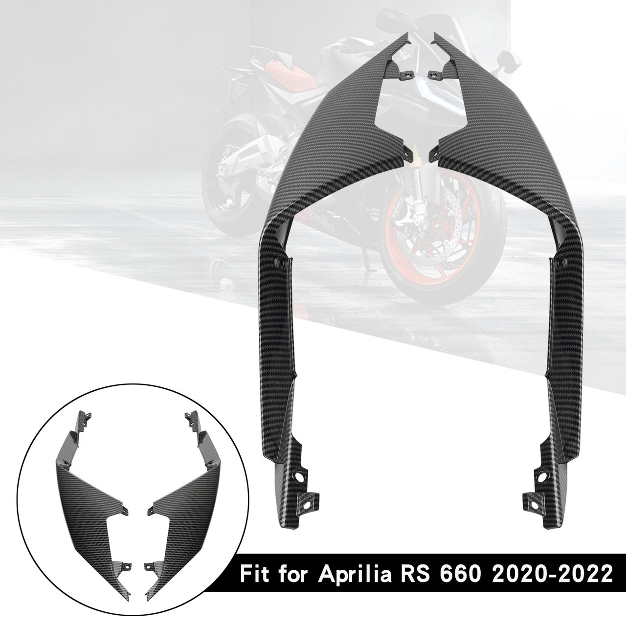 Carbon ABS Rear Tail Seat Side Cover Fairing For Aprilia RS 660 2020-2022