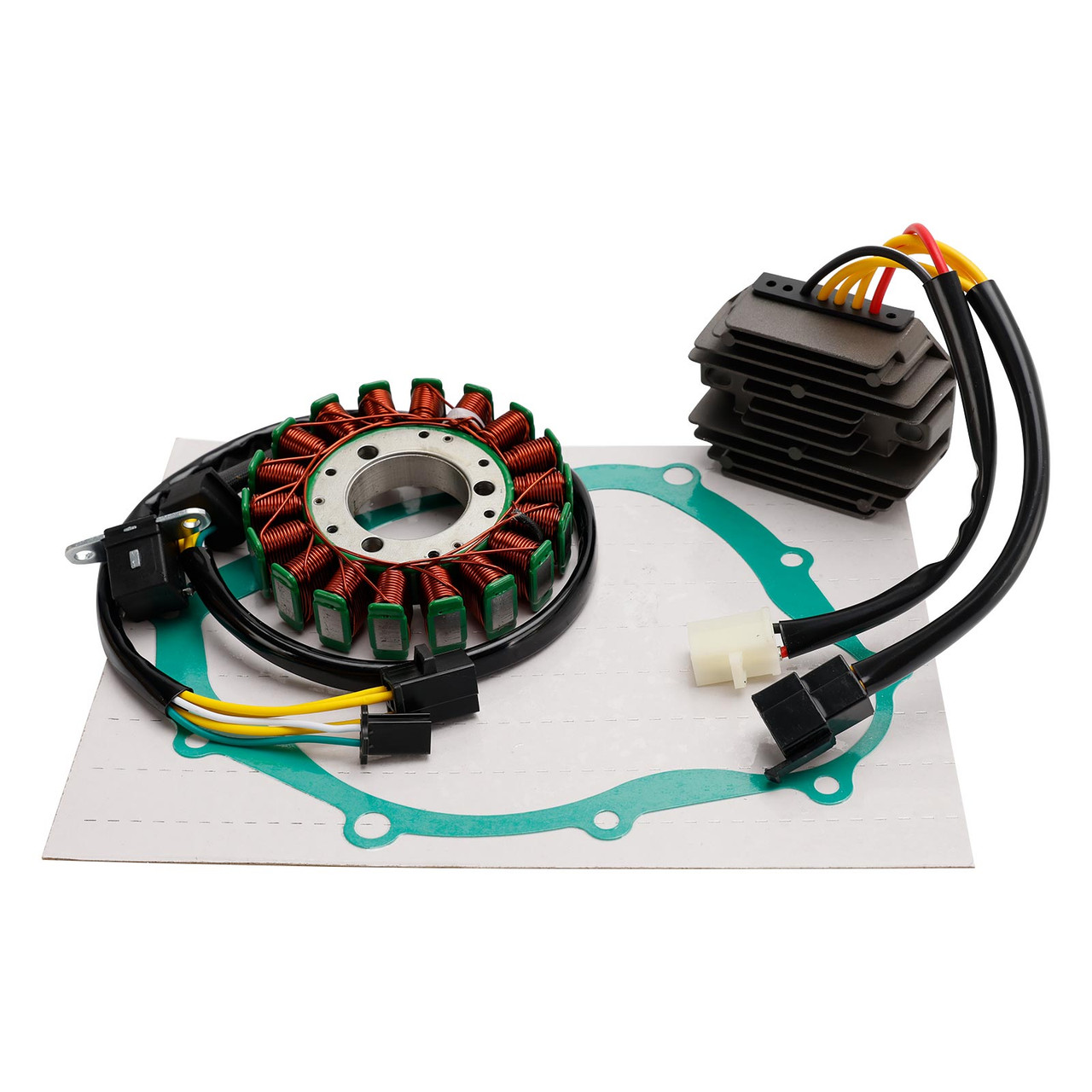 Magneto Stator + Voltage Rectifier + Gasket For Cagiva V Raptor 650 2001-2005