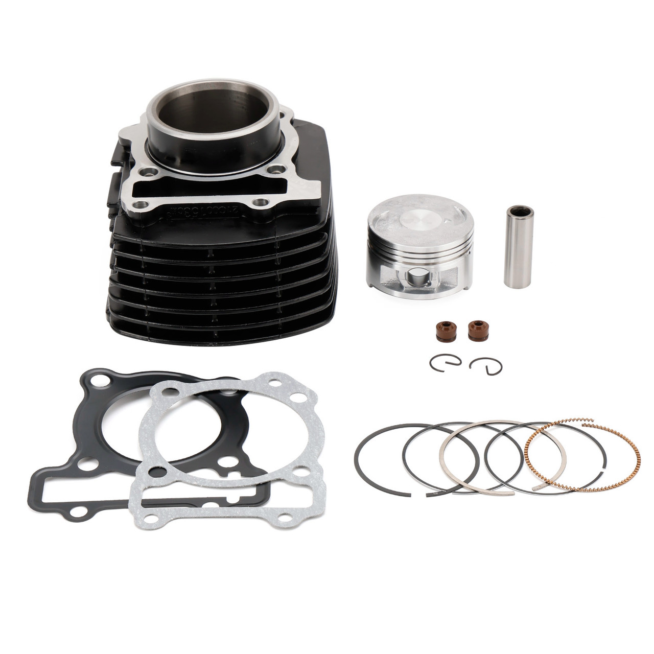 58mm Cylinder Piston Rings Gasket Kit For Yamaha FZ-16 FZ16 2010 - 2015