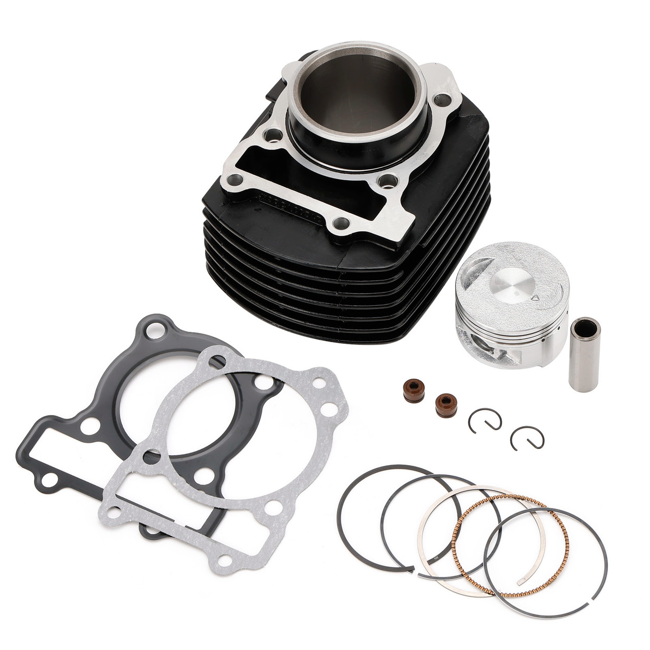 58mm Cylinder Piston Rings Gasket Kit For Yamaha FZ-16 FZ16 2010 - 2015