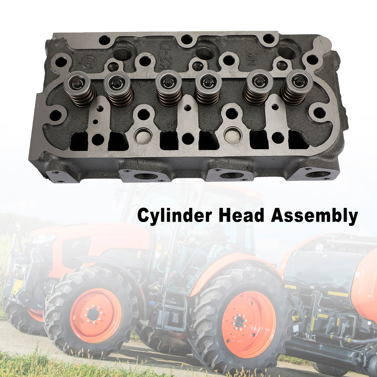 New "Complete" Cylinder Head Fits For Kubota D1105 Engine With Valves