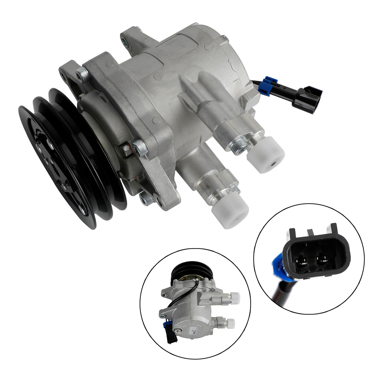 A/C Compressor 6733655 Compatible With Bobcat 773 863 963 S175 S250 T190 T300