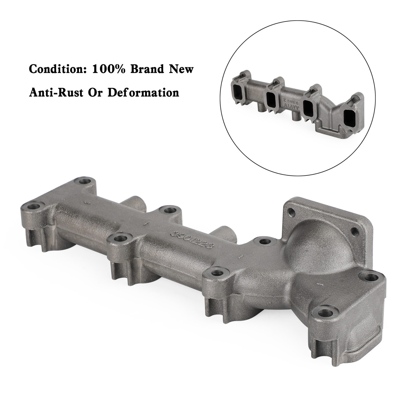 Exhaust Manifold Tube 3901223 For Cummins B-Series 3.9L 4BT3.9 ISBE3.9 QSB3.9