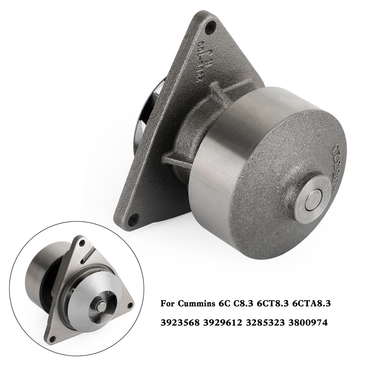 Water Pump 3923568 3929612 3285323 3800974 For Cummins 6C C8.3