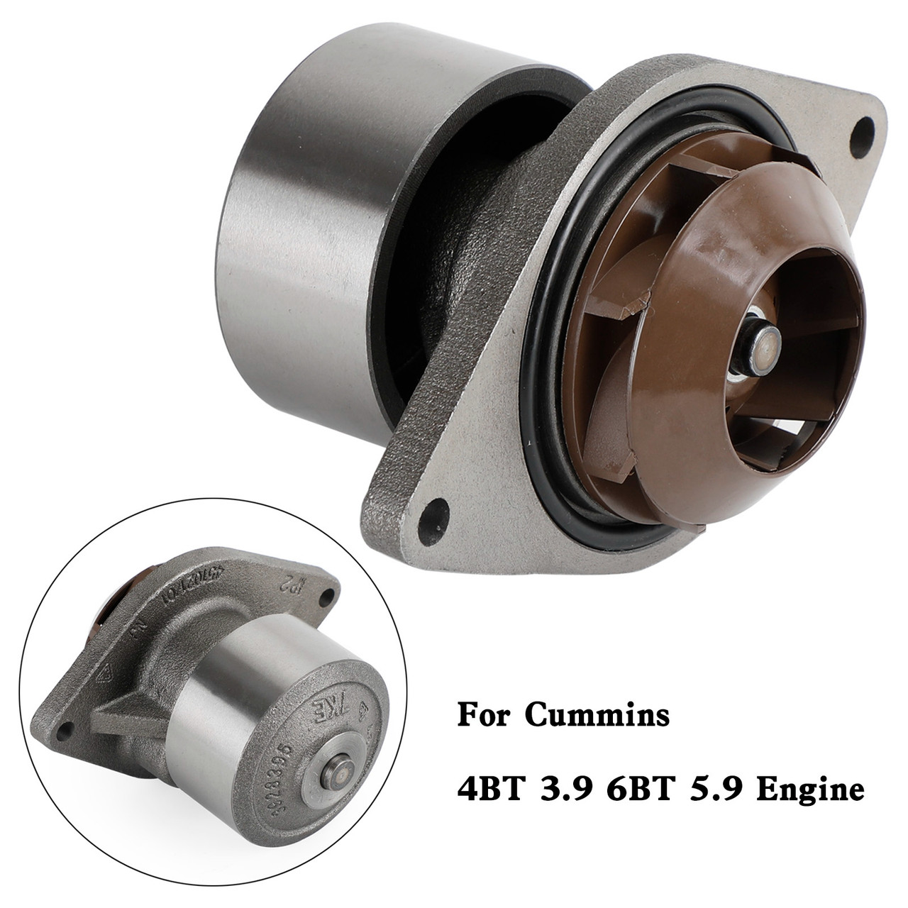 は Water Pump 3285410 3286278 3285414 For Cummins 4BT 6BT 3.9L 5.9L