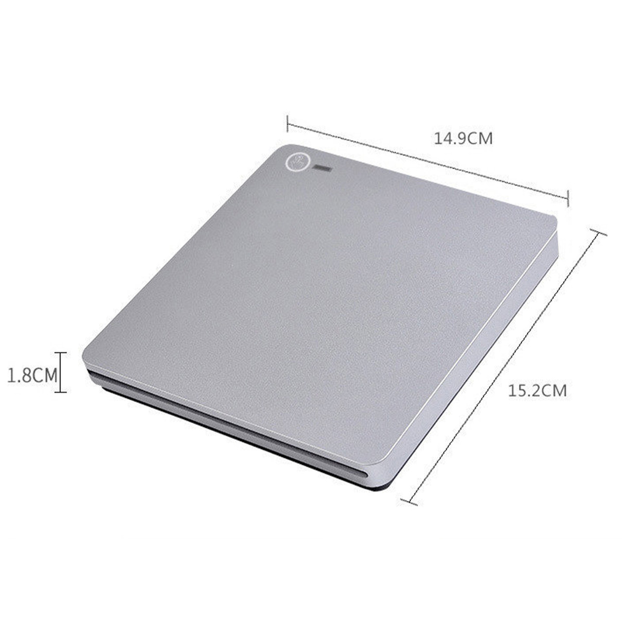 Blu ray BD Burner External USB Slot In DVD RW CD Writer Portable Drive Silver