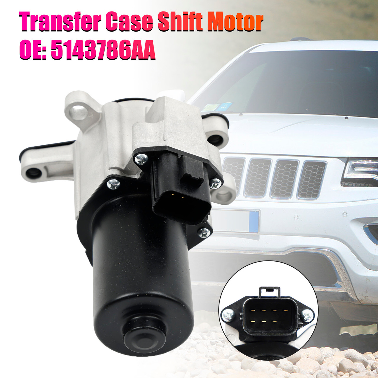 Transfer Case Shift Motor for Jeep Grand w/NV146 NV245 2005-2010 5143786AA