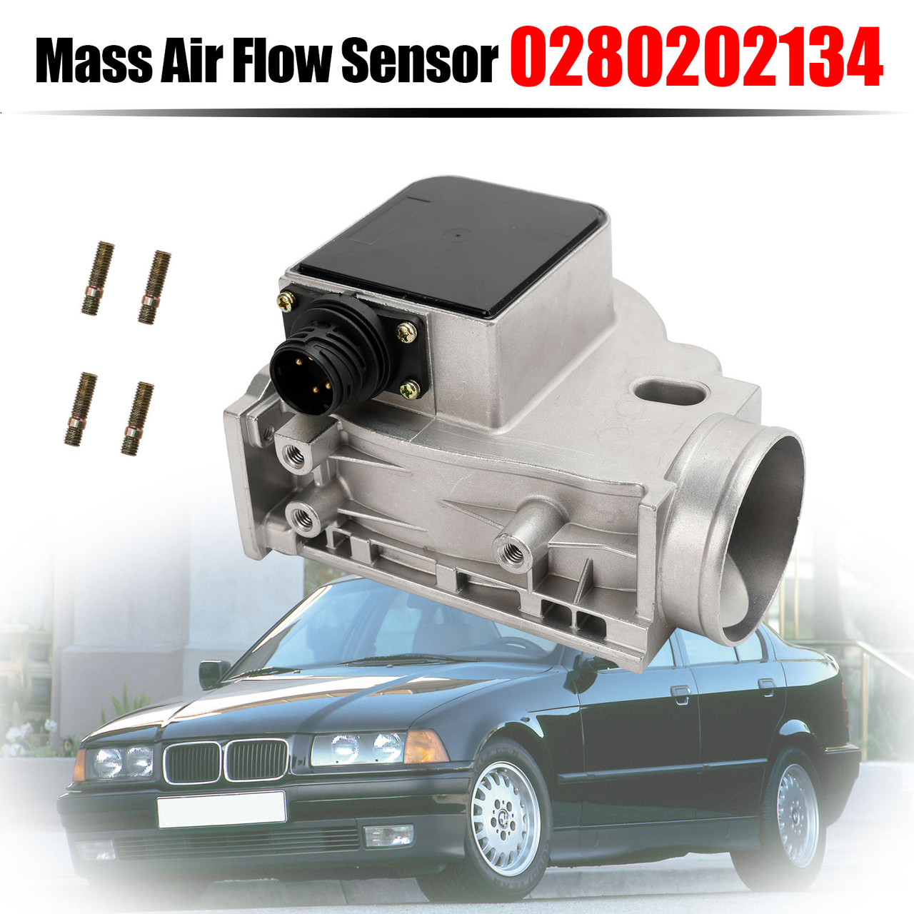 MAF Mass Air Flow Sensor 0280202134 Fit for BMW 318Ti 318i 318is 1.8L 1991-1995