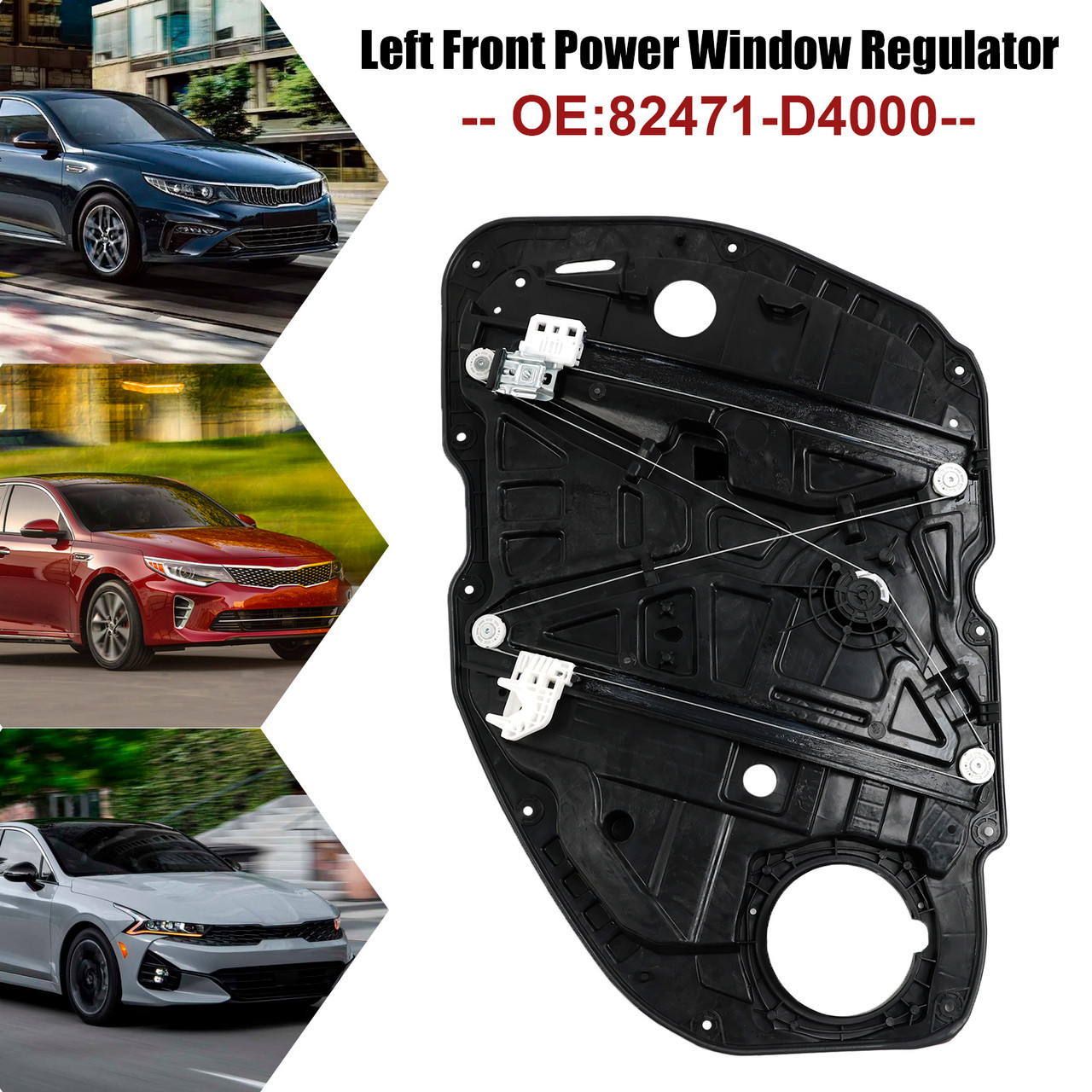 82471-D4000 Front Power Window Regulator Left Door For Kia Optima 2016-2020