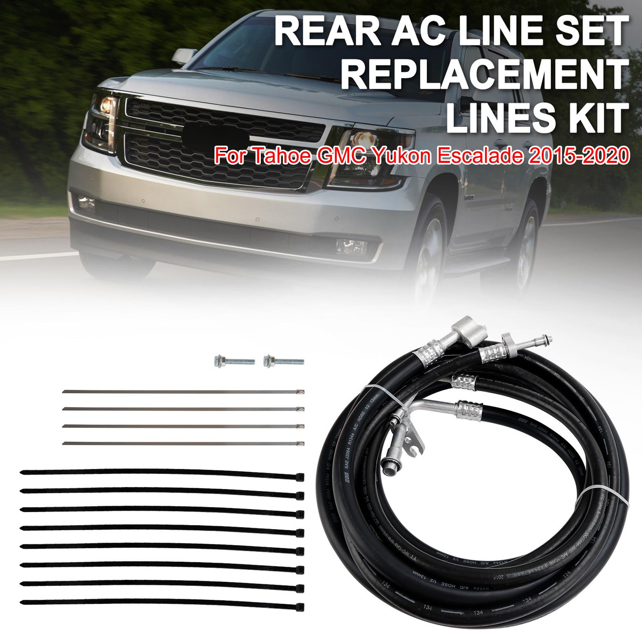 Rear/Aux AC Line Set #YSH34913 For Tahoe GMC Yukon Escalade 2015-2020