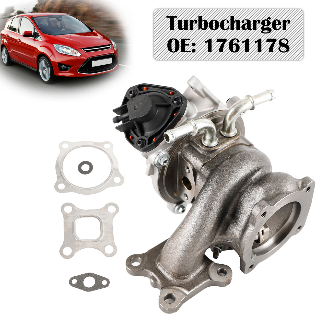 Turbo Charger for Ford Fiesta Focus EcoSport 1.0L EcoBoost 74Kw
