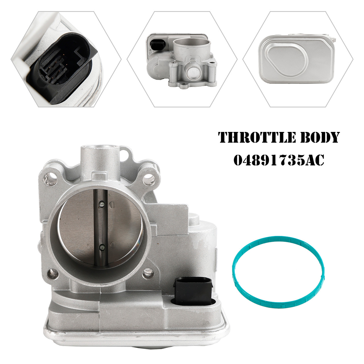 Throttle Body 04891735AC For Jeep Patriot Compass Avenger Caliber Journey 07-16