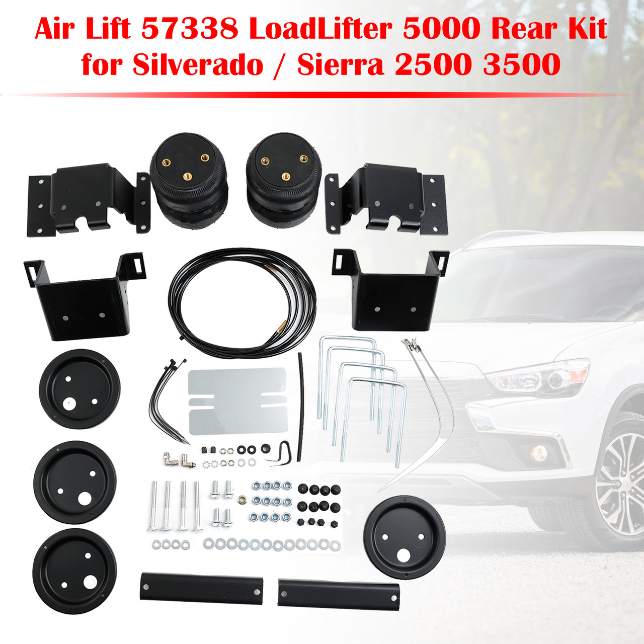 Air Lift 57338 LoadLifter 5000 Rear Kit for Silverado / Sierra 2500 3500