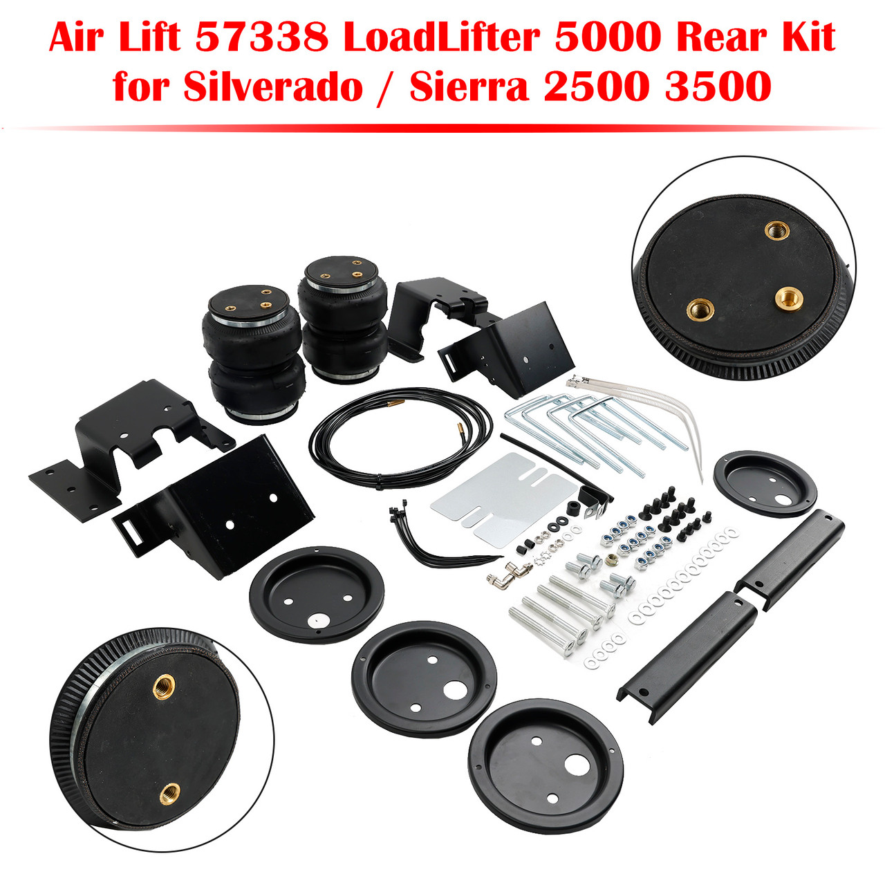 Air Lift 57338 LoadLifter 5000 Rear Kit for Silverado / Sierra 2500 3500