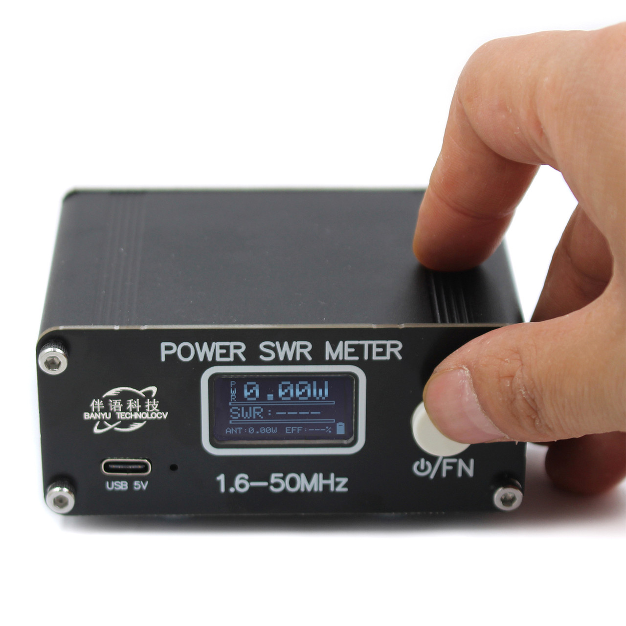 QRP 150W 1.6-50MHz SWR HF Shortwave Standing Wave Meter Power