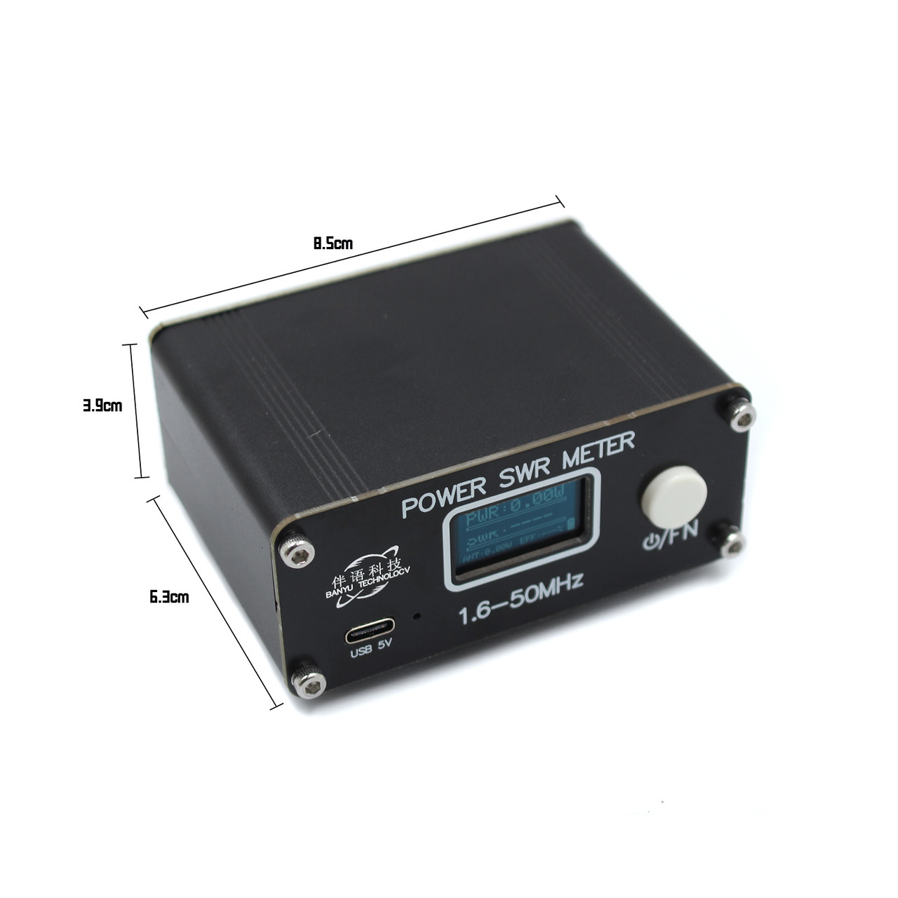 QRP 150W 1.6-50MHz SWR HF Shortwave Standing Wave Meter Power