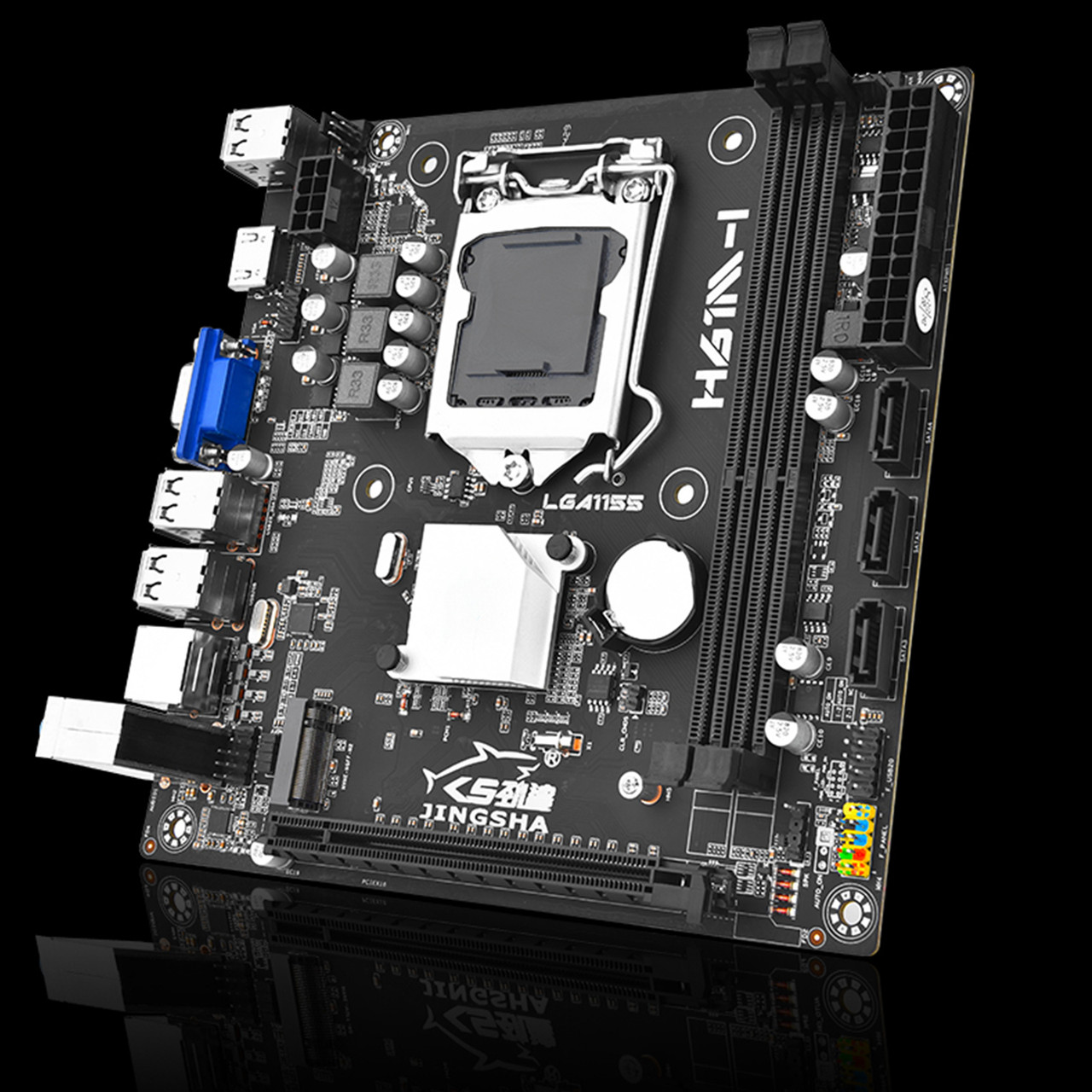 H61-ME Motherboard LGA 1155 Support 2*DDR3 USB2.0 SATA2 NVME WIFI Bluetooth